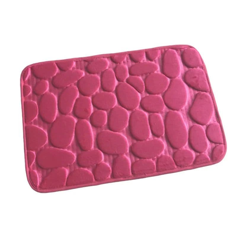 image-Household Slow Rebound U-Shaped Water Absorbing Mats Bathroom Toilet Mats Kitchen Mats Toilet Floor Mats Toilet Accessories