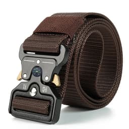 image-Compass Tactical Belt Quick Release Outdoor Military Belt Real Nylon Sports Accessories Men And Women Black Plastics Belt