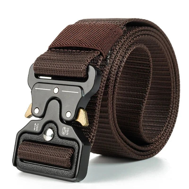 image-Compass Tactical Belt Quick Release Outdoor Military Belt Real Nylon Sports Accessories Men And Women Black Plastics Belt