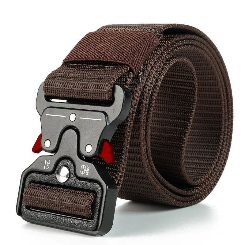 image-Compass Tactical Belt Quick Release Outdoor Military Belt Real Nylon Sports Accessories Men And Women Black Plastics Belt