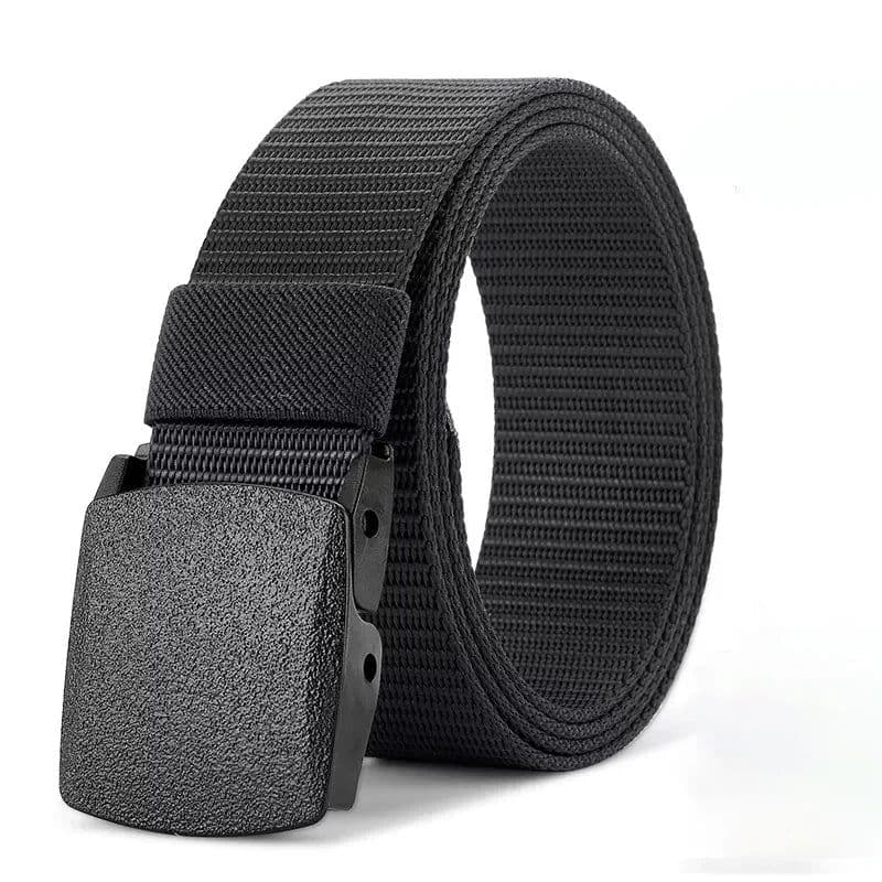 image-Compass Tactical Belt Quick Release Outdoor Military Belt Real Nylon Sports Accessories Men And Women Black Plastics Belt