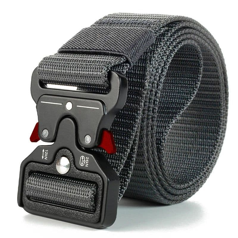 image-Compass Tactical Belt Quick Release Outdoor Military Belt Real Nylon Sports Accessories Men And Women Black Plastics Belt