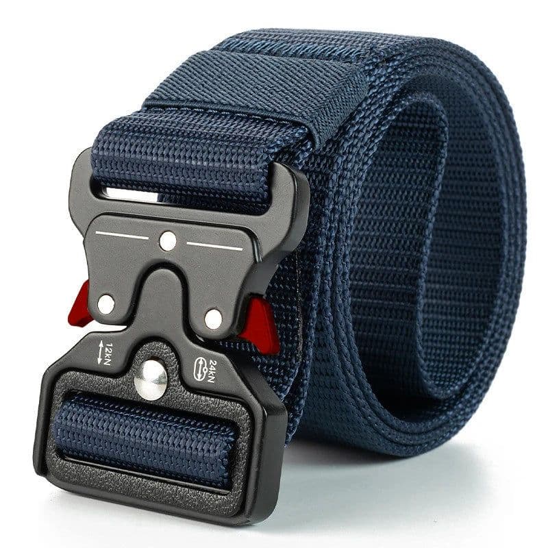 image-Compass Tactical Belt Quick Release Outdoor Military Belt Real Nylon Sports Accessories Men And Women Black Plastics Belt