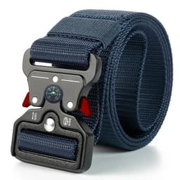 image-Compass Tactical Belt Quick Release Outdoor Military Belt Real Nylon Sports Accessories Men And Women Black Plastics Belt
