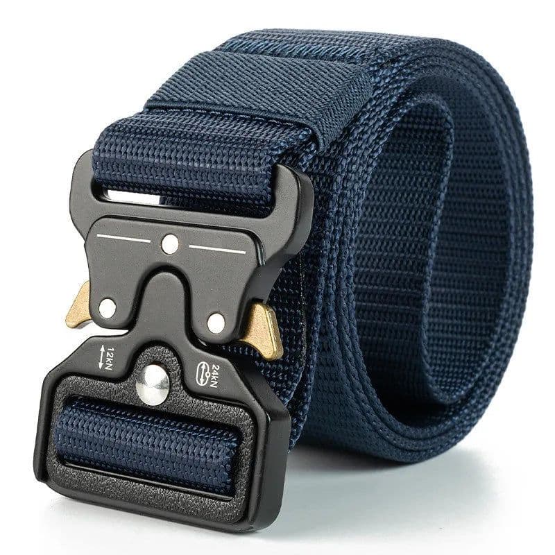 image-Compass Tactical Belt Quick Release Outdoor Military Belt Real Nylon Sports Accessories Men And Women Black Plastics Belt