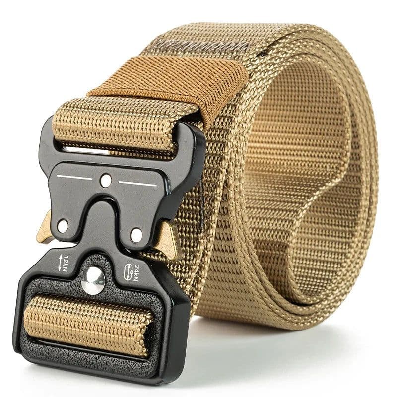 image-Compass Tactical Belt Quick Release Outdoor Military Belt Real Nylon Sports Accessories Men And Women Black Plastics Belt