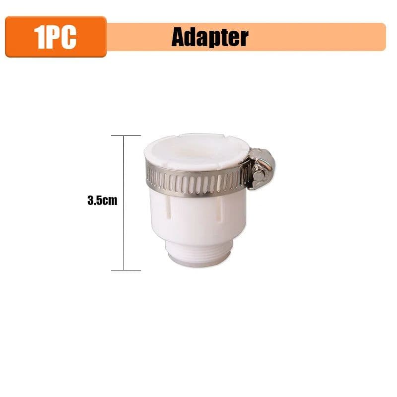 image-360 Degree Faucet Water Saving High Pressure Nozzle Tap Adapter Bathroom Sink Spray Bathroom Shower Rotatable Accessories