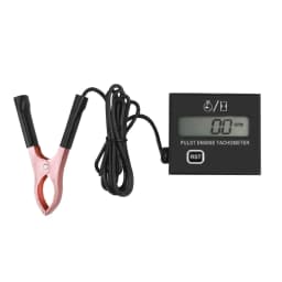 image-Gasoline engine moter speed tester inductive tach hour meter digital Tachometer clip style waterproof for motorcycle chainsaw