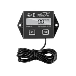 image-Gasoline engine moter speed tester inductive tach hour meter digital Tachometer clip style waterproof for motorcycle chainsaw