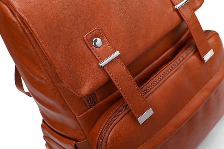 image-High-quality PU leather Mummy Waterproof Backpack
