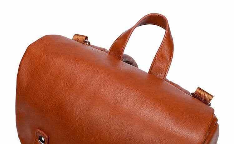 image-High-quality PU leather Mummy Waterproof Backpack