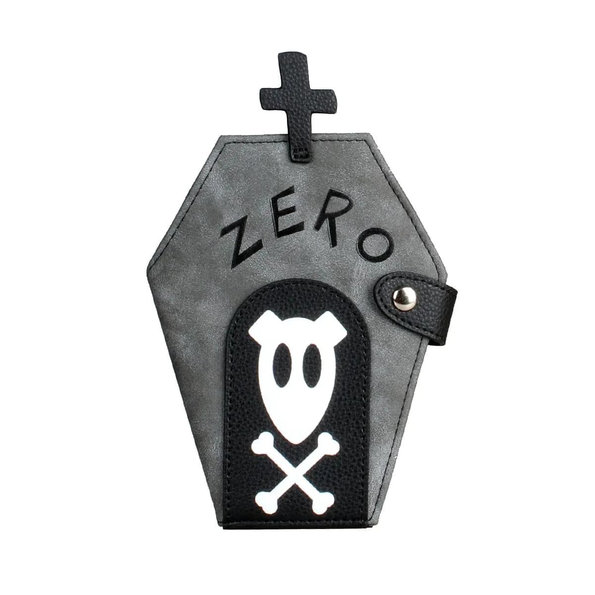 image-Niche Coffin Shaped Clutch Wallet, Bifold Coin Purse, Women's Halloween Gift Purse