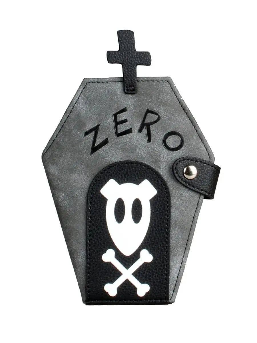 image-Niche Coffin Shaped Clutch Wallet, Bifold Coin Purse, Women's Halloween Gift Purse