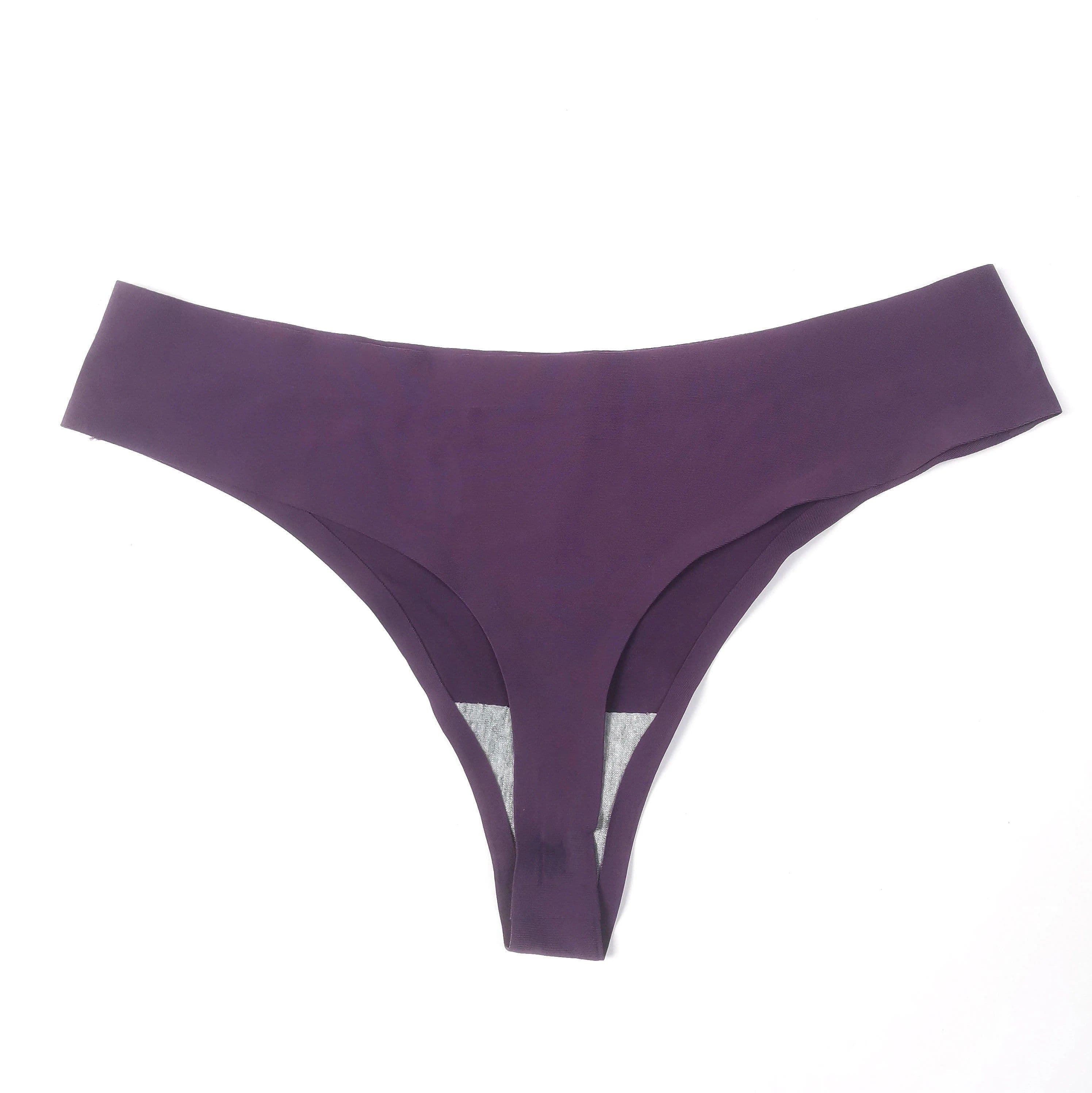 image-Seamless Thong Women Low Waist Panties Sexy Underwear Ladies Briefs Lingere Panty Underware Comfortable Womens Lingerie Thongs