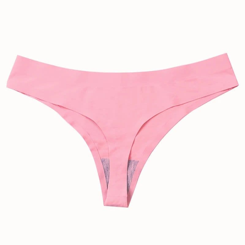 image-Seamless Thong Women Low Waist Panties Sexy Underwear Ladies Briefs Lingere Panty Underware Comfortable Womens Lingerie Thongs