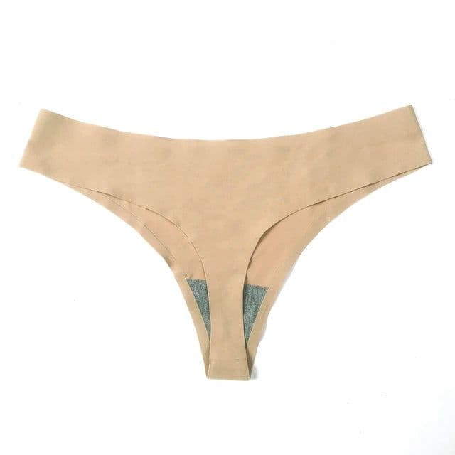 image-Seamless Thong Women Low Waist Panties Sexy Underwear Ladies Briefs Lingere Panty Underware Comfortable Womens Lingerie Thongs