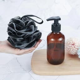 image-Shower Mesh Sponge Bath Puffs Bubble Ball Loofah Body Exfoliating Brush Soft Cleaner Skin Scrub Back Brush Bathroom Supplies