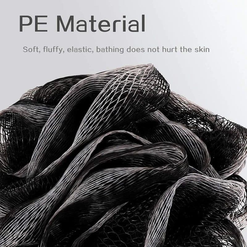 image-Shower Mesh Sponge Bath Puffs Bubble Ball Loofah Body Exfoliating Brush Soft Cleaner Skin Scrub Back Brush Bathroom Supplies
