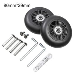 image-2Pcs Universal Replace Wheels Suitcase Parts Durable Replacement Axles Caster Wheel Repair Tools Kit Silent Caster With Screw