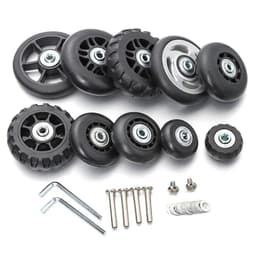image-2Pcs Universal Replace Wheels Suitcase Parts Durable Replacement Axles Caster Wheel Repair Tools Kit Silent Caster With Screw