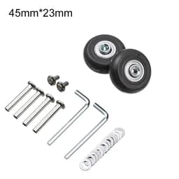 image-2Pcs Universal Replace Wheels Suitcase Parts Durable Replacement Axles Caster Wheel Repair Tools Kit Silent Caster With Screw