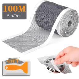 image-5~100m Cutable Shower Drain Hair Catcher Self-Adhesive Floor Drain Stickers Disposable Mesh Sink Strainer Filter For Bathroom