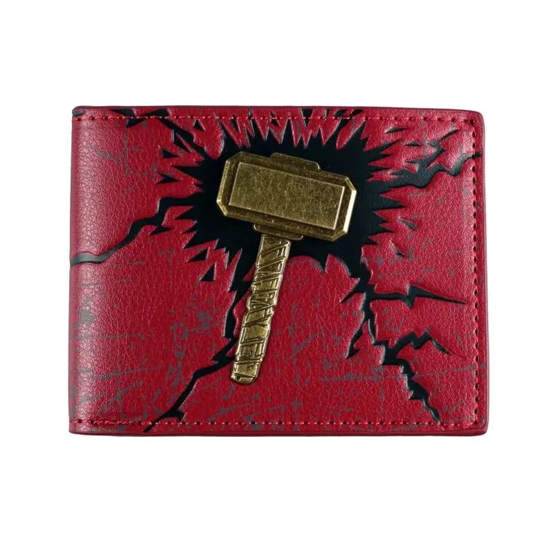 image-High Quality Double Fold Unisex Wallet Fashion Wine Red Men's Card Bag