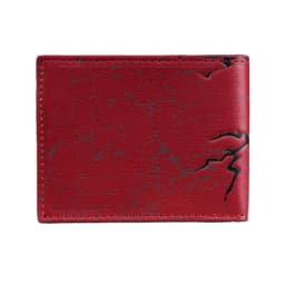 image-High Quality Double Fold Unisex Wallet Fashion Wine Red Men's Card Bag