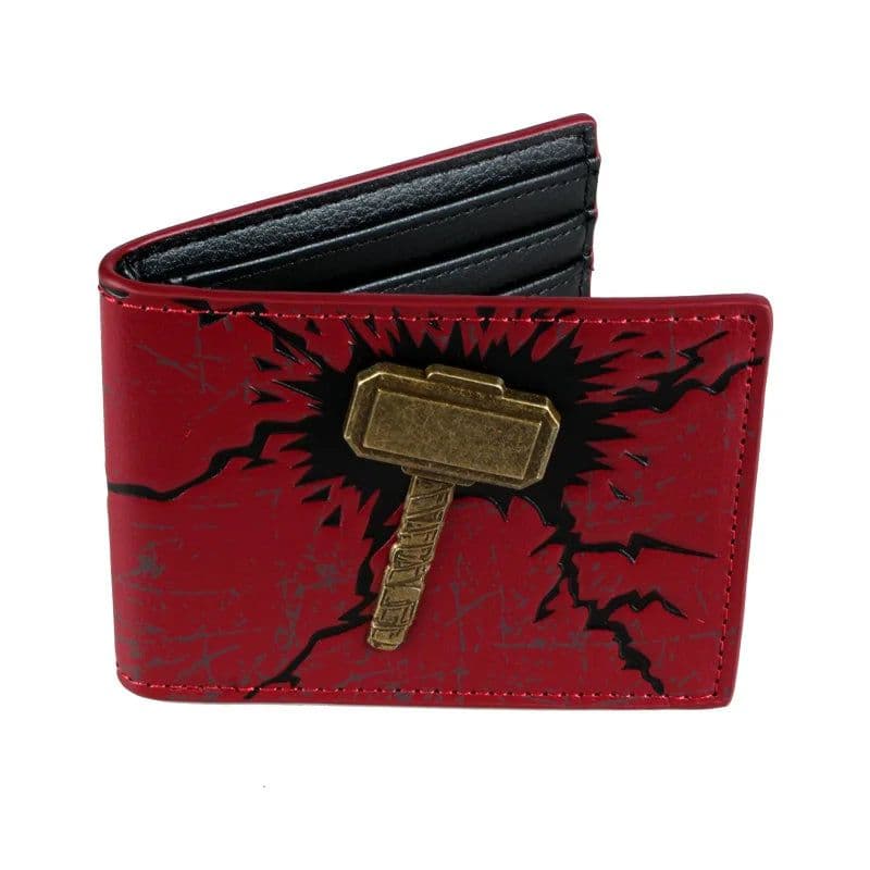 image-High Quality Double Fold Unisex Wallet Fashion Wine Red Men's Card Bag