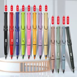 image-12 Colors Set Infinity Writing Pencils Eternal Pencil Pens for Kids Everlasting Pencil with Eraser School Art Supply Stationary