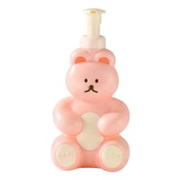 image-Cartoon Bear Foaming Soap Dispenser Bathroom Hand Sanitizer Shampoo Shower Gel Refillable Pump Bottle Making Foam Container