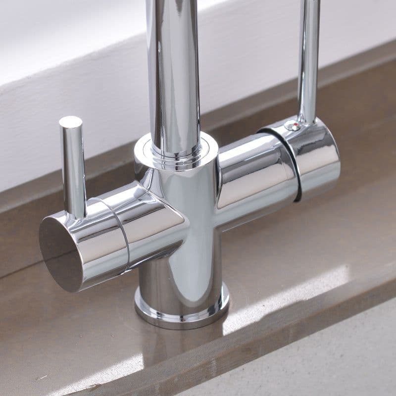 image-Faao Kitchen Faucet - Hot & Cold Water Mixer Copper
