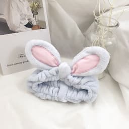 image-Three-Dimensional Rabbit Ears Face Wash Mask Headband Korean Hair Accessory (65 characters)