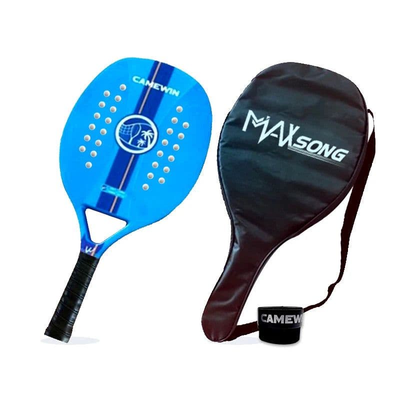 image-Padel Racke Carbon 3k Female Beach Carbon Pickle Ball Paddles Seagull Case Professional Shovels Pickle Racket Beach Tennis