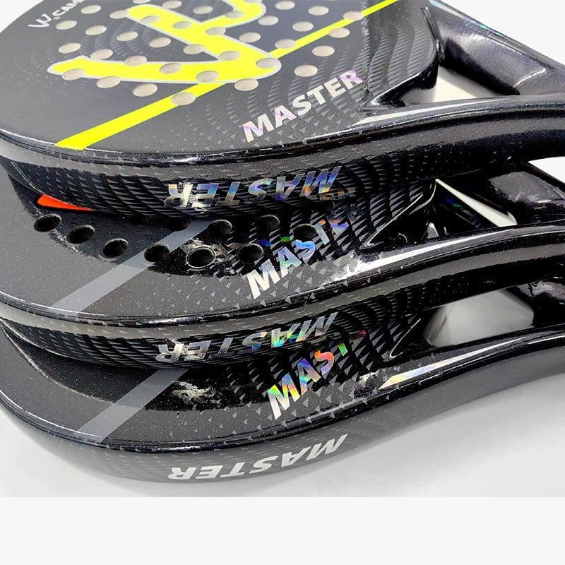 image-Padel Racket Beach Tennis Paddle Shovels Professional Carbon Fibra Cara Marco Males and females 2023 Girl man Drop Shot Ball