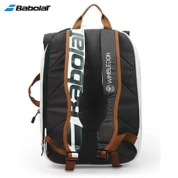 image-Original BABOLAT Pure Wimbledon Tennis Backpack Unisex White Portable 2 Usages Squash Padel Tennis Bag 2-Pack Tennis Racquet Bag