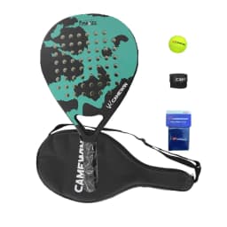 image-Padel Racket Carbon Fiber Pala Junior For Men Beach Tennis Bag Backpack Racket Beach Tennis Carbon Winding Raquet