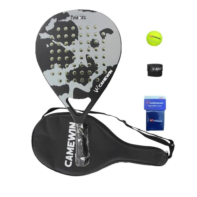 image-Padel Racket Carbon Fiber Pala Junior For Men Beach Tennis Bag Backpack Racket Beach Tennis Carbon Winding Raquet