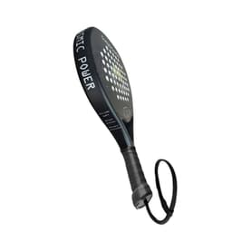 image-Carbon Fiber Padel Tennis Racket Drilling Hole Rough Surface High Balance EVA SOFT Memory Cage Type Paddle Sports Racquet