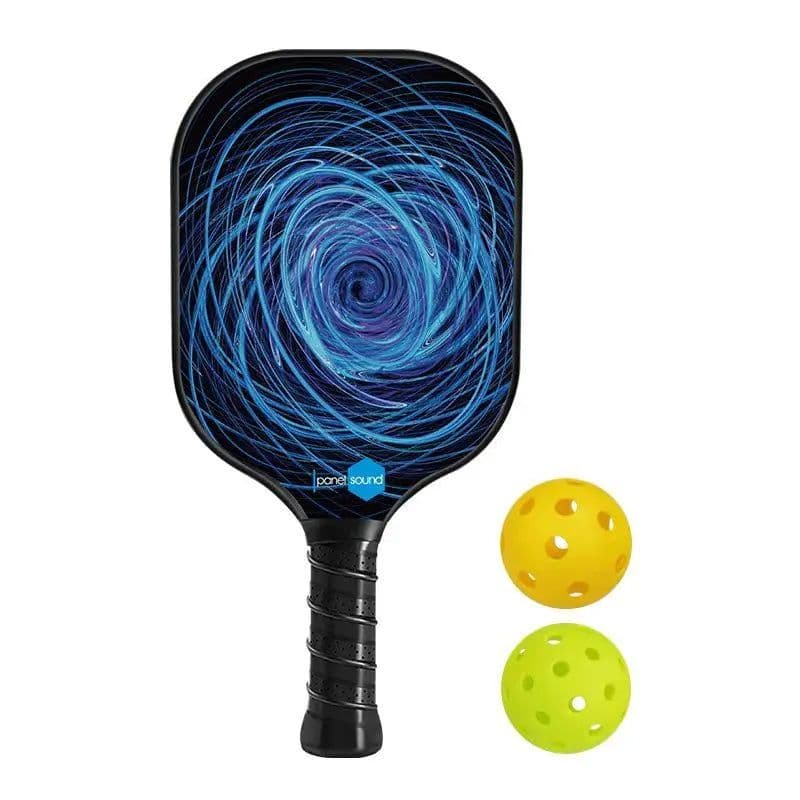 image-Single Racket Pickleball Padel Glass Fiber Pp+honeycombcompetition Training Racket Professional New Eras Friendship Overgrip