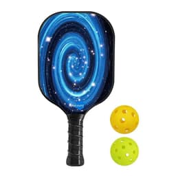 image-Single Racket Pickleball Padel Glass Fiber Pp+honeycombcompetition Training Racket Professional New Eras Friendship Overgrip