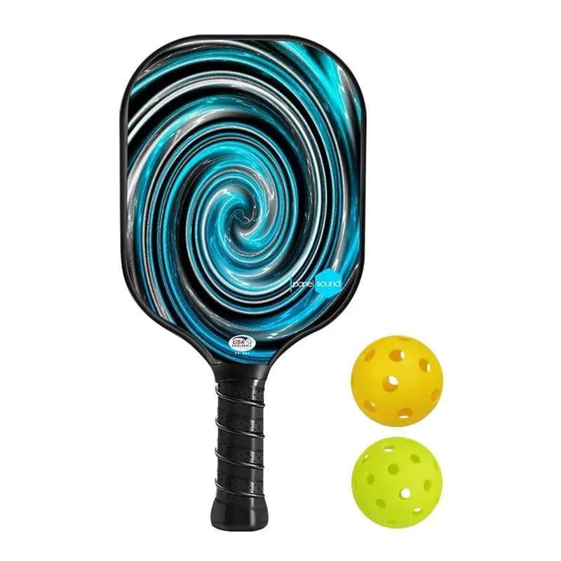 image-Single Racket Pickleball Padel Glass Fiber Pp+honeycombcompetition Training Racket Professional New Eras Friendship Overgrip