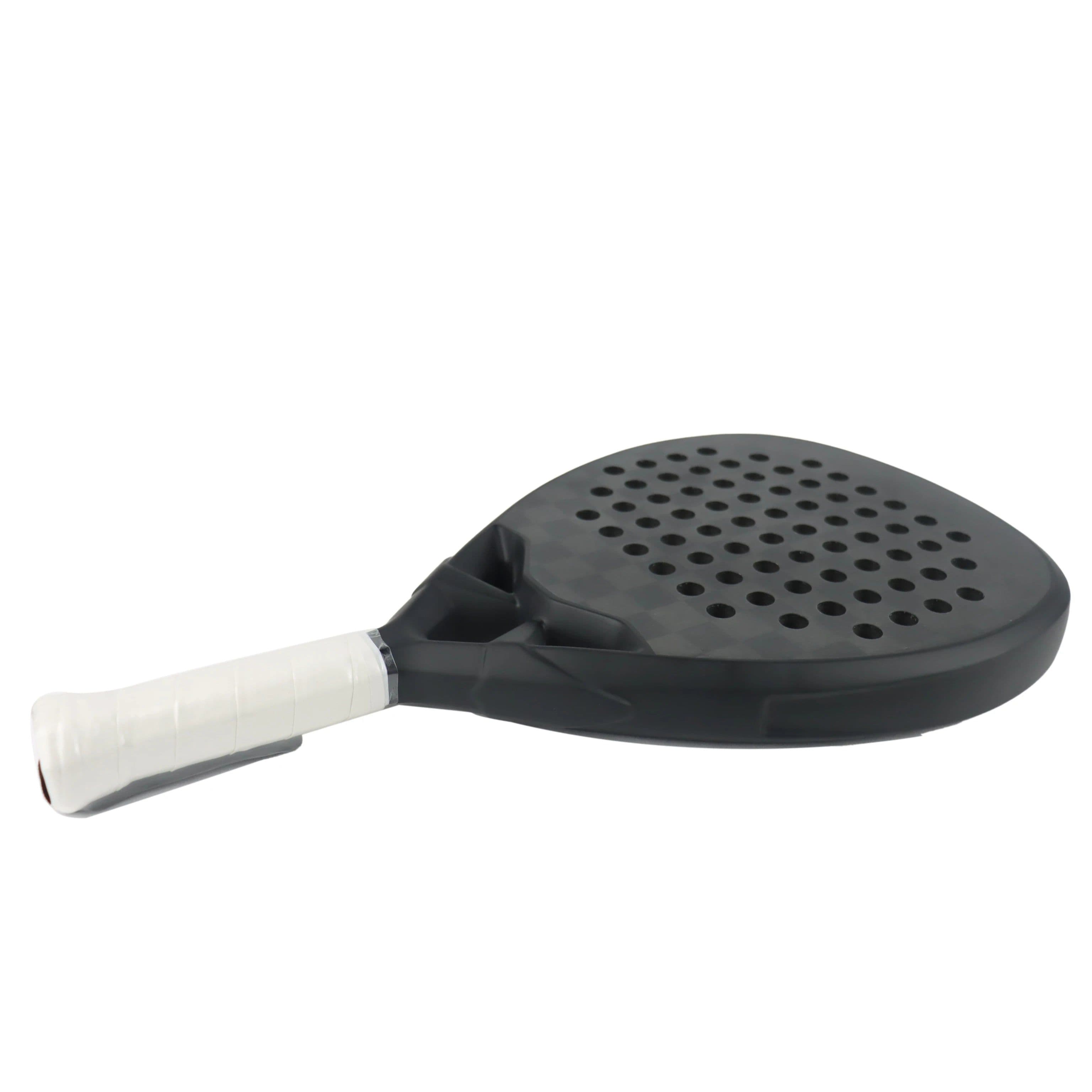 image-Padel Racket Full/3K/12K/18K/Kevlar Carbon Raquete EVA Soft Face Professional Tennis Racquet