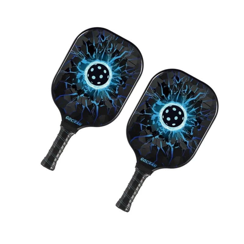 image-Carbon Fiber (2 Pieces+4 Balls)carbon Pickleball Padel Carbon Fiber Pp+honeycomb Core Training Competition New Eras Friendship