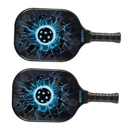 image-Carbon Fiber (2 Pieces+4 Balls)carbon Pickleball Padel Carbon Fiber Pp+honeycomb Core Training Competition New Eras Friendship