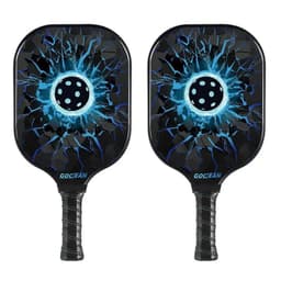 image-Carbon Fiber (2 Pieces+4 Balls)carbon Pickleball Padel Carbon Fiber Pp+honeycomb Core Training Competition New Eras Friendship