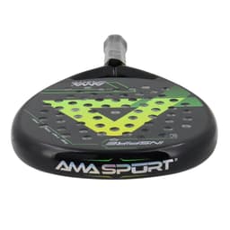 image-AMASPORT 3K Carbon Padel Racket Tear Drop Model Medium Blance Sweet Spot for All-Round Player Padel Paddle Racket
