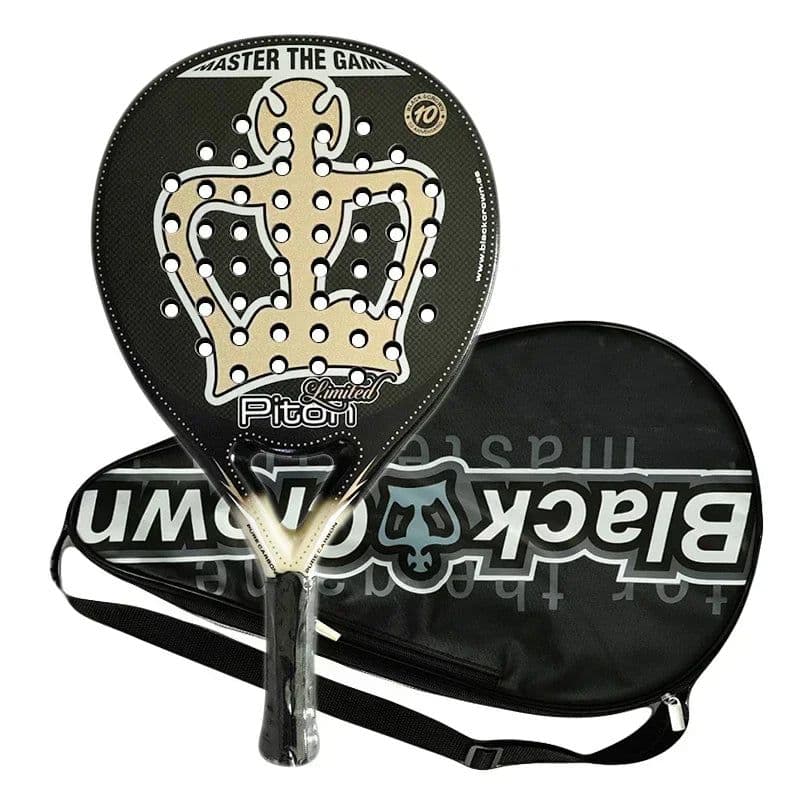 image-Padel Paddle Tennis Racket Soft Face Carbon Fiber Soft EVA Face Sports Racquet Outdoors Equipment