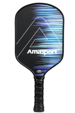 image-AMASPORT Pickleball Paddles Power or Control Carbon Abrasion Surface Polymer Honeycomb Core Proton Raquette Padel