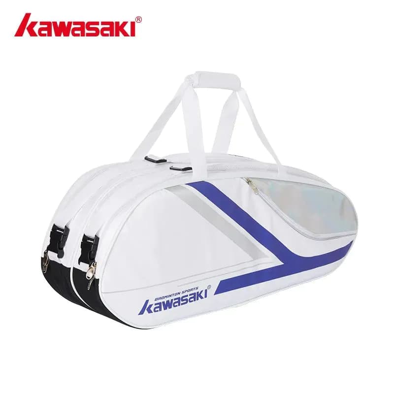 image-KAWASAKI Padel Tennis Bag K1G00-A8608 Large Capacity 5-6 pieces Tennis Badminton Bag Racquet Bag With Separated Shoes Bag